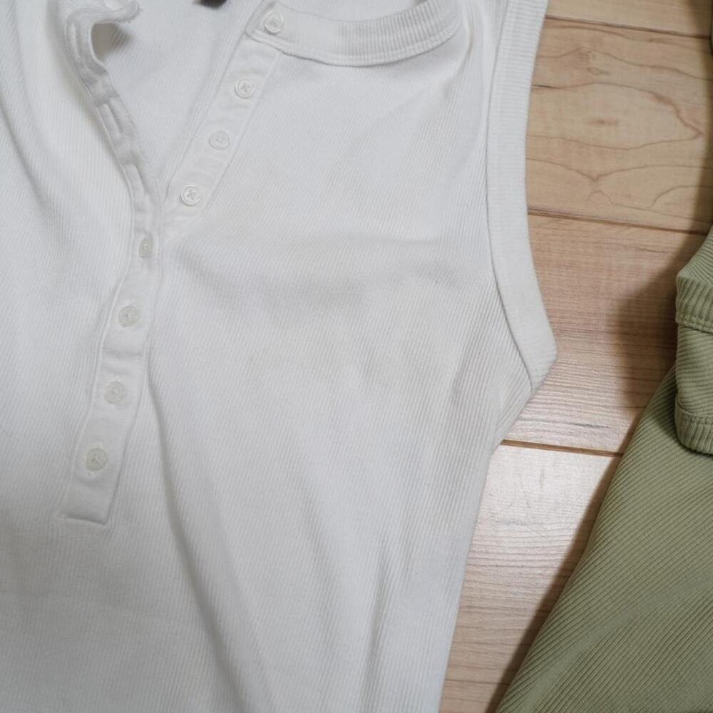 Universal Thread Ribbed Henley Tank Set XL - Picture 4 of 6